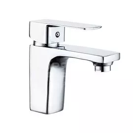 Смеситель для раковины, Frud, короткий излив, с картриджем, хром, R10131