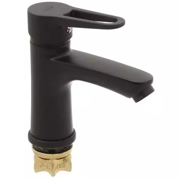 Смеситель для раковины, G.lauf, короткий излив, с картриджем, черный, NUD1-A045YB