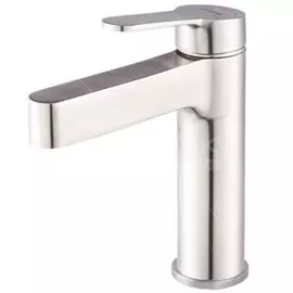 Смеситель для раковины, Gappo, короткий излив, с картриджем, нержавеющая сталь, G1099-30