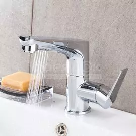 Смеситель для раковины, Gappo, с картриджем, хром, G1299