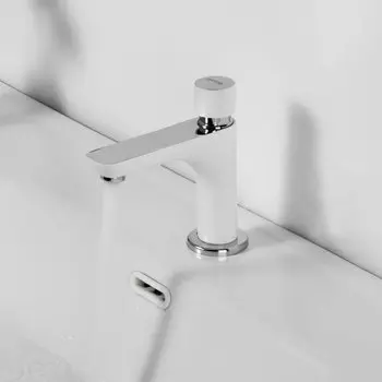 Смеситель для раковины, Gappo, короткий излив, кнопочно-порционный, G5148