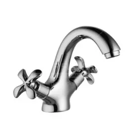 Смеситель для раковины, Lemark, Flora, с кран-буксой, хром, LM0106C