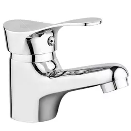 Смеситель для раковины, РМС, короткий излив, с картриджем, хром, SL86-001