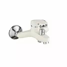 Смеситель для ванны, Антей, Зима, короткий излив, с картриджем, белый, 3072127-ANT