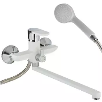 Смеситель для ванны, Aqwin, с картриджем, белый, A22223-7