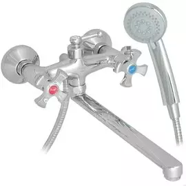 Смеситель для ванны, Frap, с кран-буксой, хром, F2293