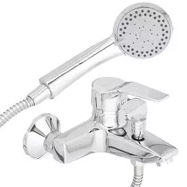 Смеситель для ванны, Frap, короткий излив, с картриджем, хром, F3063