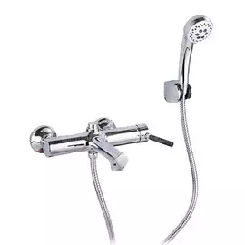 Смеситель для ванны, Frap, короткий излив, с картриджем, хром, F3244