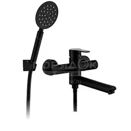 Смеситель для ванны, Frap, короткий излив, с картриджем, черный, F32801-6