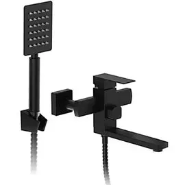 Смеситель для ванны, Frap, короткий излив, с картриджем, черный, F32802-6