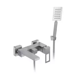 Смеситель для ванны, Frap, короткий излив, с картриджем, нержавеющая сталь, F32804