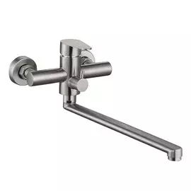 Смеситель для ванны, Golden Fox, Lomond, с картриджем, нержавеющая сталь, 11335-FOX