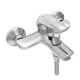 Смеситель для ванны, Juguni, короткий излив, с картриджем, хром, 0402.130