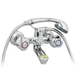 Смеситель для ванны, Juguni, короткий излив, с кран-буксой, хром, 0402.959