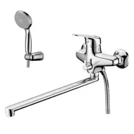 Смеситель для ванны, Lemark, Luna, с картриджем, хром, LM4151C