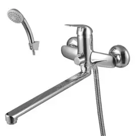 Смеситель для ванны, Lemark, Plus Advance, настенный, с картриджем, хром, LM1251C