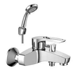 Смеситель для ванны, одноруч., с коротким изливом, керам. картр. 40мм, ROSSINKA,T40-31