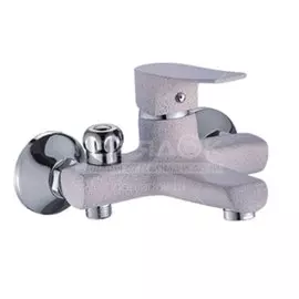 Смеситель для ванны, Potato, короткий излив, с картриджем, серый, P30222-17