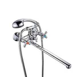 Смеситель для ванны, РМС, Export, с кран-буксой, хром, SL138-143P