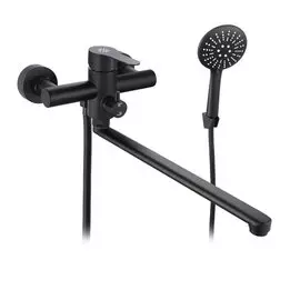 Смеситель для ванны, РМС, с картриджем, нержавеющая сталь, SUS124BL-006EP