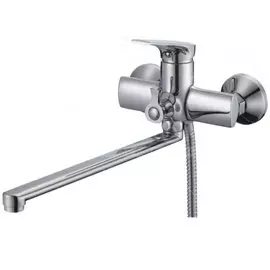 Смеситель для ванны, РМС, с картриджем, хром, SL122-006E