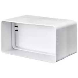 Соединитель вентиляционный пластик, плоский, 60х120 мм, обратный клапан, Event, 60120СКПО