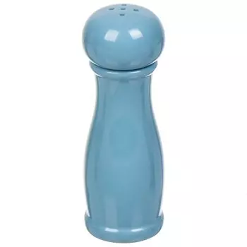 Солонка дерево, металл, 16.3 см, голубая, Y4-7008