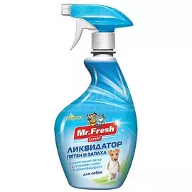 Средство для собак, Mr.fresh, Expert Ликвидатор пятен и запаха 3 в 1, спрей, 500 мл