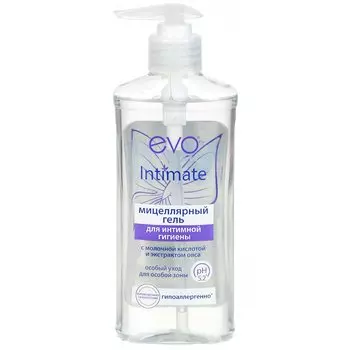 Мицеллярный гель для интимной гигиены 275 мл, Evo, Intimate
