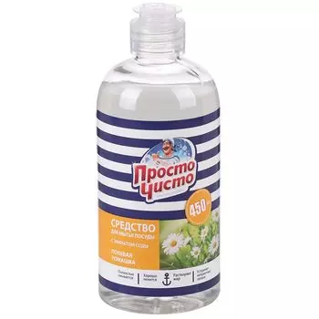 Средство для мытья посуды Просто Чисто, Полевая ромашка, 450 мл