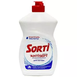 Средство для мытья посуды Sorti антибак Контроль чистоты, 450 мл