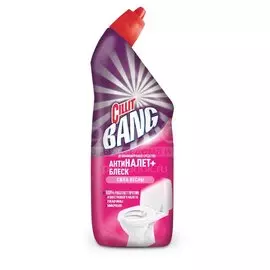 Средство для унитаза Cillit Bang, Анти - налет + Блеск, Сила весны, 750 мл, дезинфицирующее, 8149767
