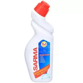 Средство для унитаза Sarma, гель, 750 мл, дезинфицирующее