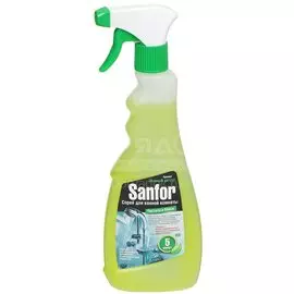 Чистящее средство для ванной, Sanfor, Зеленый цитрус, спрей, 500 мл