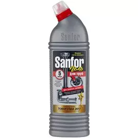 Средство от засоров Sanfor, гель, 250 г, для труб, сложные засоры