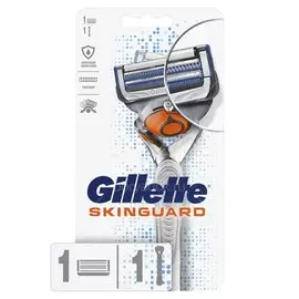 Станок для бритья Gillette, SkinGuard Sensitive, для мужчин, 1 сменная кассета