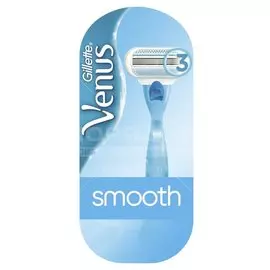Станок для бритья Gillette, Venus Smooth, для женщин, 1 сменная кассета
