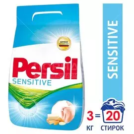 Стиральный порошок Persil, 3 кг, автомат, для белого белья, Sensitive