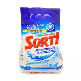 Стиральный порошок Sorti, 1.5 кг, автомат, Активный кислород