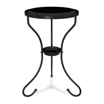 Стол журнальный 54х36 см, металл, черный муар, Sheffilton, SHT-CT10-1, Сж-96