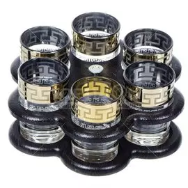 Стопка Гусь-Хрустальный Стекольный завод Нэро МБ(е)- GN 1022/06, 6 шт, 50 мл, бар Ромашка