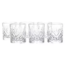 Стопка хрустальное стекло, 80 мл, 6 шт, RCR, Melodia, 41362
