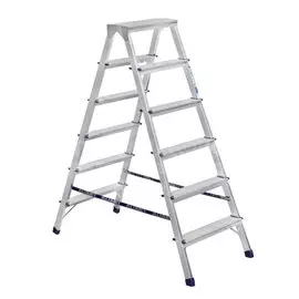 Стремянка алюминиевая Alumet 7206, 6 ступеней