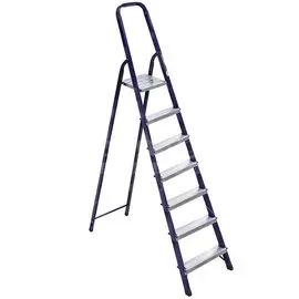 Стремянка 1 секция, 7 ступеней, сталь, 1.45 м, 150 кг, Alumet, М8407
