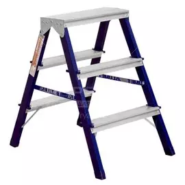 Стремянка металлическая Alumet MD8203, 3 ступени