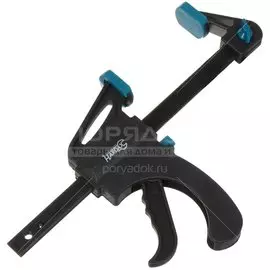 Струбцина F-образная, быстрозажимная, с фиксатором, 150 мм, РемоКолор, 44-1-315