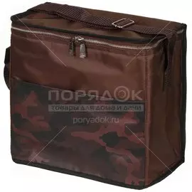 Сумка-холодильник UV-3-007/1 коричневая, 31х17х28 см, 15 л