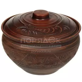Супник керамический Красная глина, 2.5 л