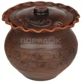 Супник керамический Красная глина, 4 л