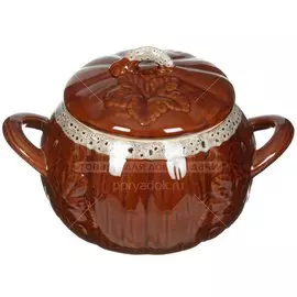 Супник керамический Тыква круглый, 3 л